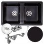 Zlewozmywak granitowy 79.5x46 cm SAPC2KBOX Sink Quality Sapphire zdj.10