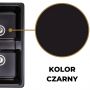 Zlewozmywak granitowy 79.5x46 cm SAPC2KBOX Sink Quality Sapphire zdj.11