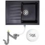 Zlewozmywak granitowy 68x49.5 cm TITB1KKOX Sink Quality Titanite zdj.7