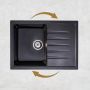 Zlewozmywak granitowy 68x49.5 cm TITB1KKOX Sink Quality Titanite zdj.9