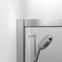 Drzwi prysznicowe 90 cm uchylne do wnęki CD200906325100 Sealskin Contour zdj.3
