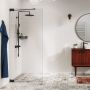 Ścianka prysznicowa walk-in 100 cm czarny mat/szkło przezroczyste PU011006195100 Sealskin Pure zdj.1
