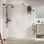 Ścianka prysznicowa walk-in 120 cm grafitowy szczotkowany/szkło przezroczyste PU011206145100 Sealskin Pure zdj.1