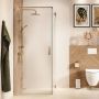 Ścianka prysznicowa walk-in 120 cm złoty szczotkowany/szkło przezroczyste PU231206495100 Sealskin Pure zdj.1
