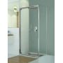 Drzwi prysznicowe 70 cm składane srebrny połysk/szkło przezroczyste 600271120038401 Sanplast TX zdj.1