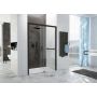 Drzwi prysznicowe 100 cm rozsuwane czarny mat/szkło przezroczyste 600271312059401 Sanplast Free Zone zdj.3