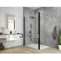 Kabina prysznicowa walk-in 100x33.5 cm czarny mat/szkło przezroczyste 600540099059401 Sanplast Exa Line zdj.3