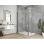 Kabina prysznicowa walk-in 140x33.5 cm srebrny połysk/szkło przezroczyste 600540125038401 Sanplast Exa Line zdj.3