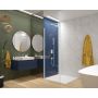Ścianka prysznicowa walk-in 80 cm biały mat/szkło przezroczyste 600540152024401 Sanplast Exa Line zdj.1