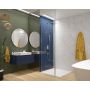 Ścianka prysznicowa walk-in 140 cm srebrny połysk/szkło przezroczyste 600540158038401 Sanplast Exa Line zdj.1