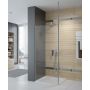 Ścianka prysznicowa walk-in 140 cm srebrny połysk/szkło przezroczyste 600540158038401 Sanplast Exa Line zdj.4