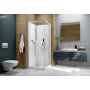 Kabina z brodzikiem i zestawem prysznicowym 80x80 cm kwadratowa biały połysk/szkło przezroczyste 6024600021014H0 Sanplast Basic Complete Mineral zdj.1