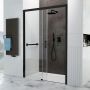 Drzwi prysznicowe 120 cm rozsuwane czarny mat/szkło przezroczyste 600271315059401 Sanplast Free Zone zdj.4