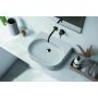 Umywalka 50x40 cm nablatowa biała 640370010001000 Sanplast Luxo Mineral zdj.5