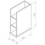 Półka 20 cm dąb 1260025 Strama Ovo zdj.2