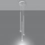 Lampa wisząca 3x40 W biały SL0467 Sollux Lighting Pastelo zdj.4