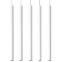 Lampa wisząca 5x40 W biały SL0468 Sollux Lighting Pastelo zdj.1