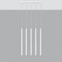 Lampa wisząca 5x40 W biały SL0468 Sollux Lighting Pastelo zdj.3