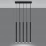Lampa wisząca 5x40 W czarny SL0472 Sollux Lighting Pastelo zdj.4