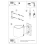 Kinkiet SL0490 Sollux Lighting Orbis zdj.9