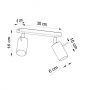 Lampa podsufitowa SL0728 Sollux Lighting Ring zdj.2