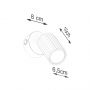 Kinkiet 1x10 W zielony SL1617 Sollux Lighting Karbon zdj.2