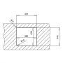 Zlewozmywak stalowy 49x44 cm stal 115000013 Teka Flexlinea zdj.3