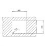 Zlewozmywak stalowy 49x44 cm stal 115000013 Teka Flexlinea zdj.4