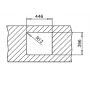 Zlewozmywak stalowy 49x44 cm stal 115000013 Teka Flexlinea zdj.12