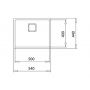 Zlewozmywak stalowy z syfonem 54x44 cm 115000024 Teka Flexlinea zdj.4