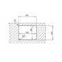 Zlewozmywak stalowy z syfonem 54x44 cm 115000024 Teka Flexlinea zdj.3