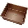 Zlewozmywak stalowy 54x44 cm miedź 115000025 Teka Flexlinea zdj.4