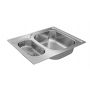 Zlewozmywak stalowy z syfonem 65x50 cm 115070001 Teka Universe zdj.5
