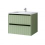 Umywalka z szafką 60 cm zieloną 002SU6003UP4530600 Uptrend Melito zdj.1