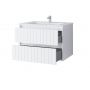Umywalka z szafką 70 cm białą 002SU7001UP4530700 Uptrend Melito zdj.5