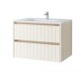Umywalka z szafką 70 cm beżową 002SU7002UP4530700 Uptrend Melito zdj.1