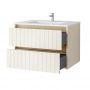 Umywalka z szafką 70 cm beżową 002SU7002UP4530700 Uptrend Melito zdj.5