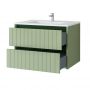 Umywalka z szafką 70 cm zieloną 002SU7003UP4530700 Uptrend Melito zdj.3