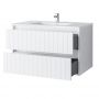 Umywalka z szafką 80 cm białą 002SU8001UP4530800 Uptrend Melito zdj.1