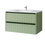 Umywalka z szafką 80 cm zieloną 002SU8003UP4530800 Uptrend Melito zdj.1