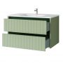 Umywalka z szafką 80 cm zieloną 002SU8003UP4530800 Uptrend Melito zdj.4