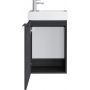 Umywalka z szafką i uchwytami 40.5 cm antracyt 003SU4003TR41355 Uptrend Fika zdj.5