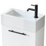 Umywalka z szafką i uchwytami 50 cm białą 004SU5001TR4127 Uptrend Nava zdj.5