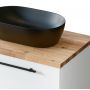 Szafka z blatem 80.5x46x52.7 cm podumywalkowa stojąca biała 004SU8001999BL8001 Uptrend Nava zdj.4