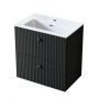 Szafka 59.6x38.2x60 cm podumywalkowa wisząca czarna 005BL6003 Uptrend Panarea zdj.1
