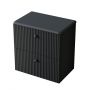 Szafka 59.6x38.2x60 cm podumywalkowa wisząca czarna 005BL6003 Uptrend Panarea zdj.5