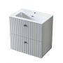 Szafka 59.6x38.2x60 cm podumywalkowa wisząca szara 005SU6001 Uptrend Panarea zdj.1
