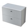 Szafka 79.6x38.2x60 cm podumywalkowa wisząca szara 005SU8001 Uptrend Panarea zdj.5