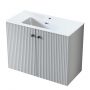 Szafka 79.6x38.2x60 cm podumywalkowa wisząca szara 005SU8004 Uptrend Panarea zdj.1