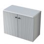 Szafka 79.6x38.2x60 cm podumywalkowa wisząca szara 005SU8004 Uptrend Panarea zdj.5